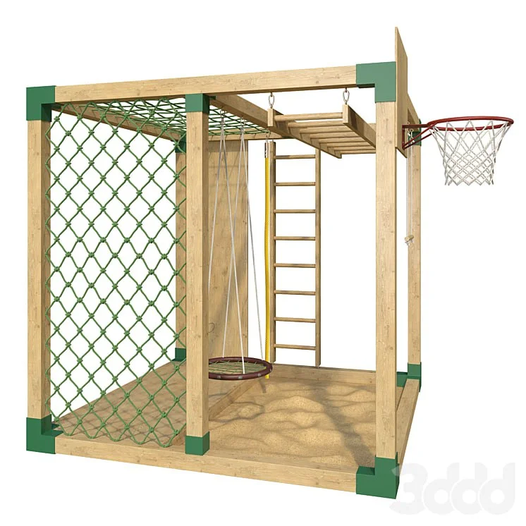 Sports game complex "Game cube". Playground